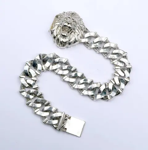 Vervaardigde beschermingsarmband - The Lion - Religie en royalty - Symbool van macht en kracht