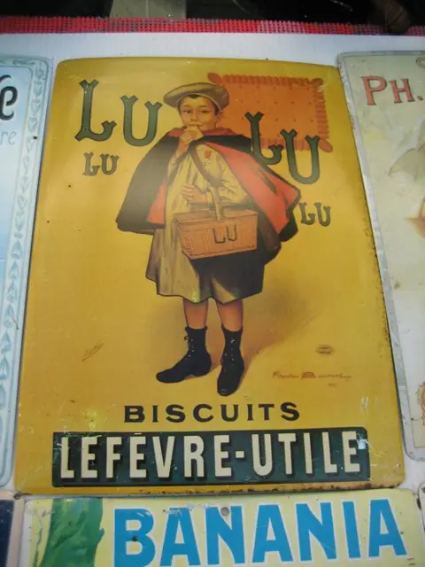 reclameborden eetcafés op metaal (9) - Hout, Staal