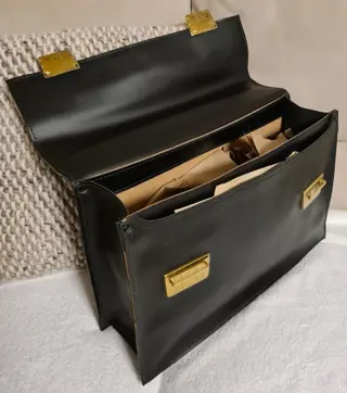 Jaren 60 werktas - eco leer