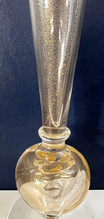 Carlo Moretti - Champagne glas - Bladgoud, Glas