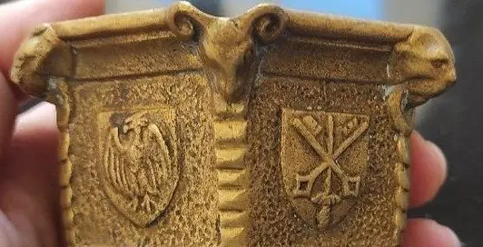 Max le verrier - Asbak - Brons (verguld/verzilverd/gepatineerd/koud geschilderd)