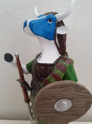 Zoë Betteley - Cow Parade - Brave Moo - Medium - Limited Edition - Hars/polyester