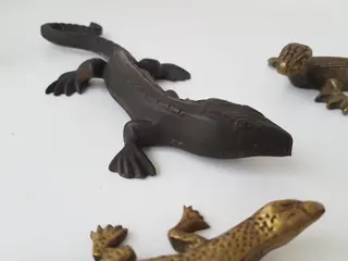 5 Schoorsteen Salamanders - Messing