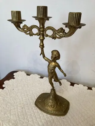 Kandelaar (1) - Brons