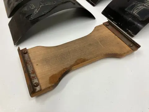 Unieke Antieke Franse Landkaart Stempels - ijzer