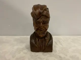 2 Beeldjes van een man en een vrouw (2) - Hout