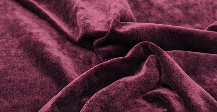 Kostbaar fluweel in iriserende zijde Enzo degli Angiuoni - 520 x 140 cm - Katoen Zijde Pes - 21e eeuw