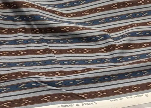 Vintage Katoen "Luynes" van Romanex de Boussac - 610 x 144 cm - Katoen - Eind 20e eeuw