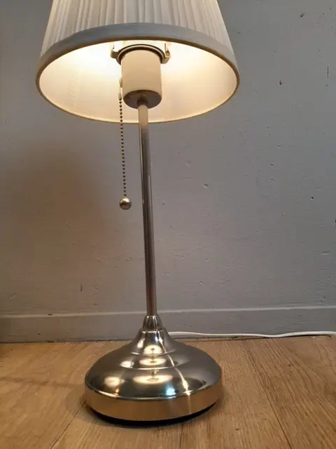 Tafellamp, Schemerlampen - Trekkoord (2) - Metal