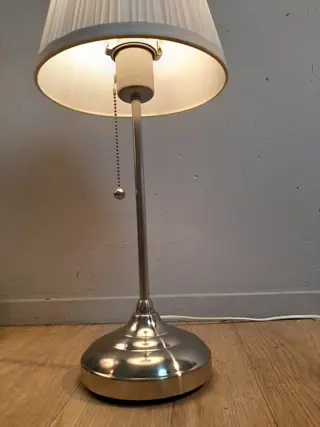 Tafellamp, Schemerlampen - Trekkoord (2) - Metal