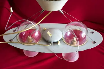 De Majo - Space Age - hanglamp - metaal - glas - gemengd