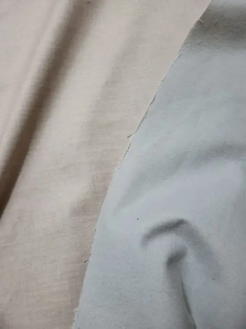 Prachtige effen kleur interlock katoenstof - 470x140cm - Katoen - Eind 20e eeuw