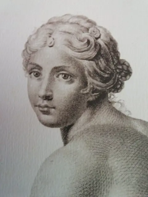 Prenten met afbeeldingen van Venus en Apollo (2) - Fabriano-papier van 50% katoen