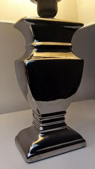 Lightmakers BV - Bureaulamp, Tafellamp (2) - Modern - Keramiek, Linnen