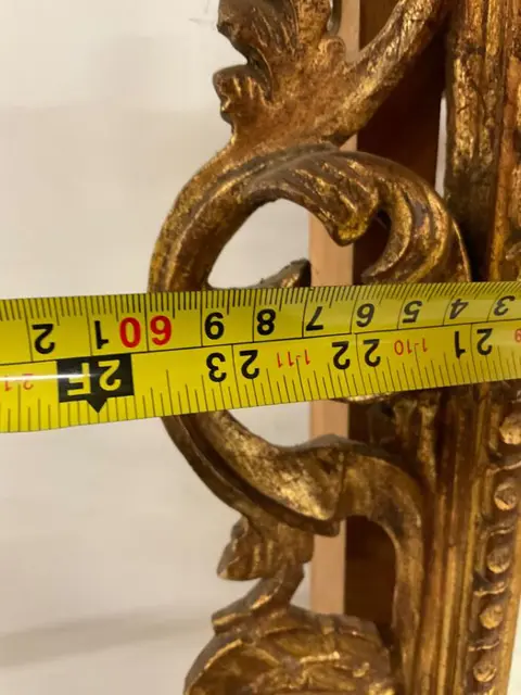 Wandspiegel (1) - Glas, goudkleurig