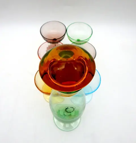 V.Nason&C. - Drankset, Arcobaleno (7) - Glas