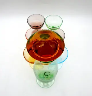 V.Nason&C. - Drankset, Arcobaleno (7) - Glas