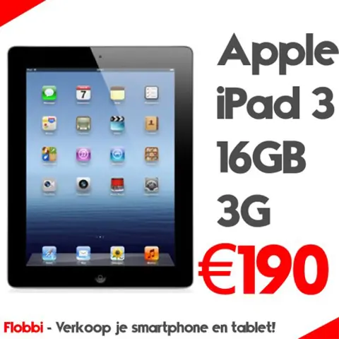 IPad 3 verkopen? Snel, betrouwbaar &amp; hoge vergoeding