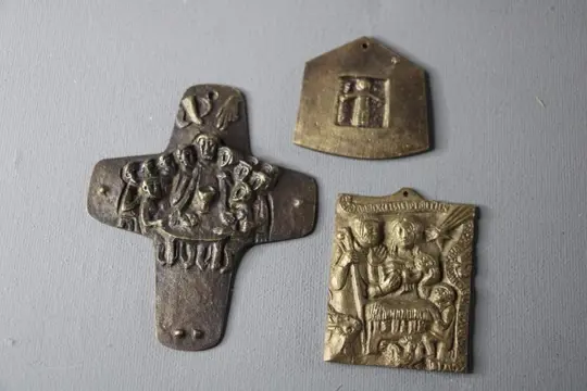 Eerste communie herinnerings bronzen (3) - Brons