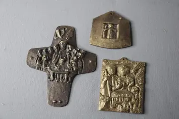 Eerste communie herinnerings bronzen (3) - Brons