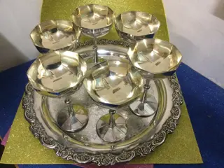 Dienblad (7) - Verzilverd