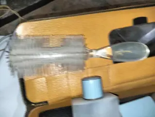 nécessaire - noodzaak (7) - Aluminium, Bakeliet, Leder