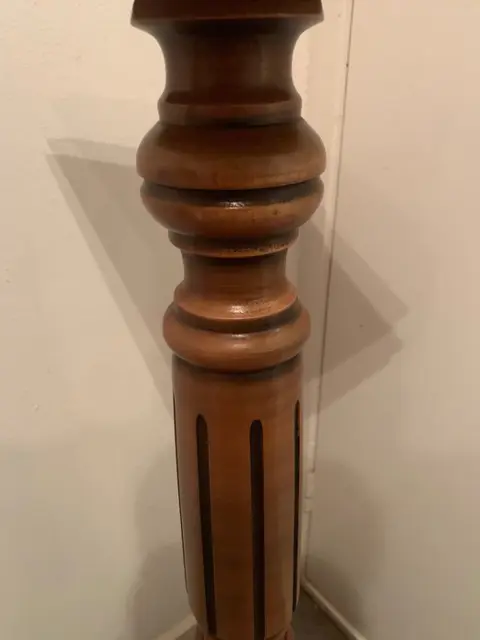 Piedestal-plantenstandaard (1) - Art Deco - Hout