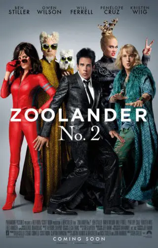 ZOOLANDER 2 filmposter.