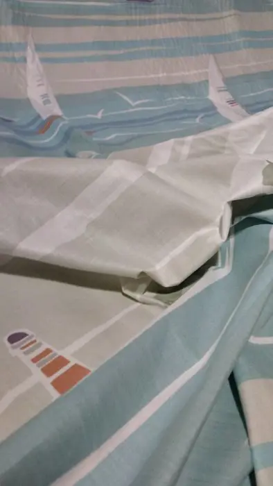 snijontwerp "Borås" collectie Marina - 350 x 130 cm - Katoen - Eind 20e eeuw