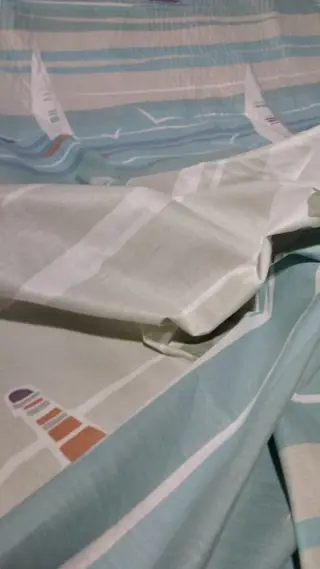 snijontwerp "Borås" collectie Marina - 350 x 130 cm - Katoen - Eind 20e eeuw