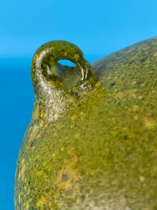 Gele en groene pot - Glas