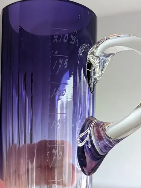 Moser Karlsbad - Moser Karlsbad Tsjechische kristallen bierpul (1) - Art Deco - Kristal