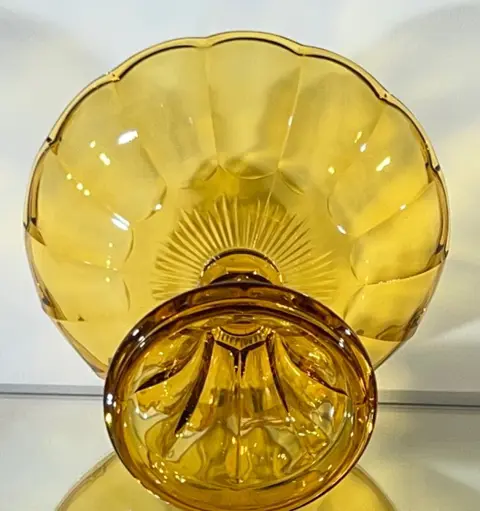 Charles Graffart en René Delvenne - Val Saint Lambert - Fruitschaal (1) - Glas