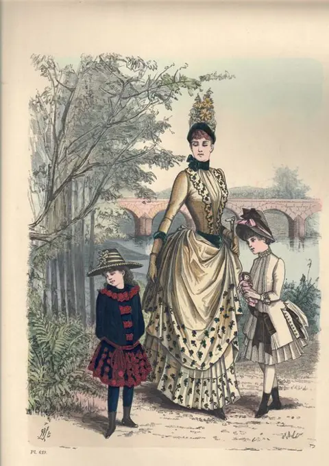 La Saison Journal Illustré des Dames - Set van La Saison Journal handgekleurde prenten - Papier