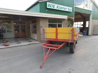 Landbouwwagen 4 wiel met opzetschotten