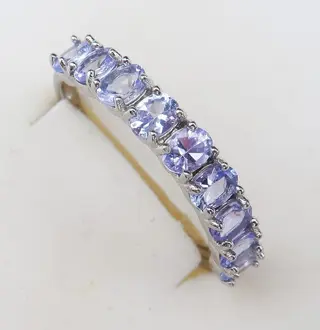 Eternity Faith Ring - Soul Elevation - .925 zilver, Tanzaniet