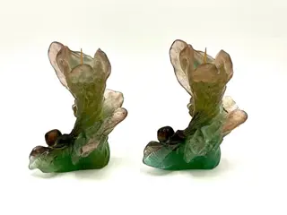 Kandelaars (2) - Gesmolten glas