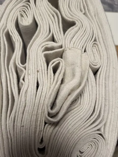 Handgeweven stof - 800 x 80 cm (4) - Linnen - Begin 20e eeuw