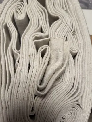 Handgeweven stof - 800 x 80 cm (4) - Linnen - Begin 20e eeuw