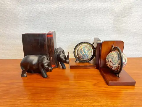 Boeken houders (4) - Vintage - Hout