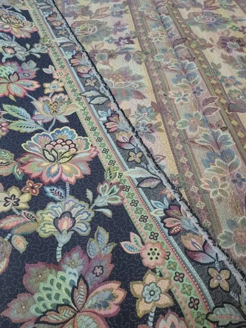 Prachtige gobelin brokaatstof gemaakt in Italië - 515 x 141 cm - Katoen - Eind 20e eeuw