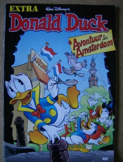 Extra donald duck in amsterdam adv 1922
