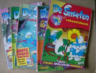 Smurfen vakantieboek adv 1945