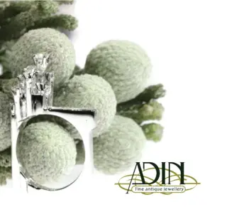 Sublieme design trouwring uit het vintage tijdperk.