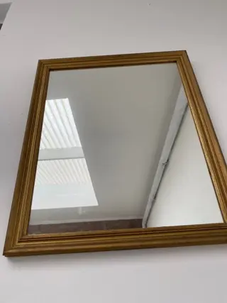 Spiegel (1) - Glas, Hout