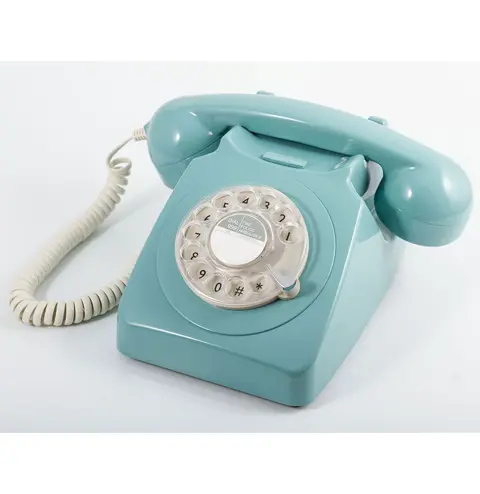 GPO Draaischijf Telefoon '70 Ontwerp Blauw