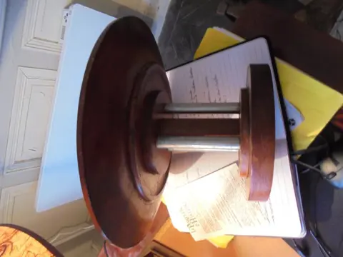 Schaal/kom (1) - Hout, Mahonie