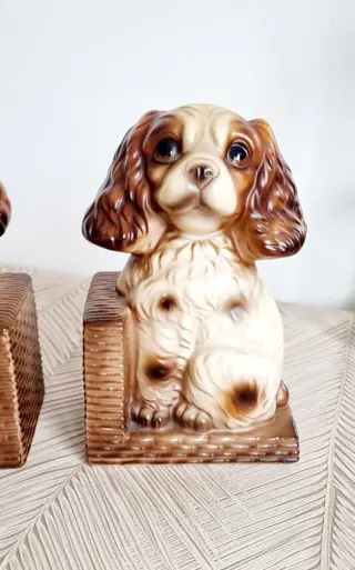 Boekensteunen (2) - Vintage - Keramiek