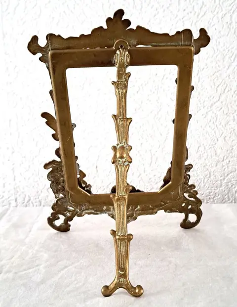 Antieke fotolijst - Art Nouveau - Messing