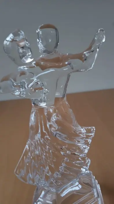 Royal Crystal Rock - Large crystal figurine dancing couple (1) - Kristal